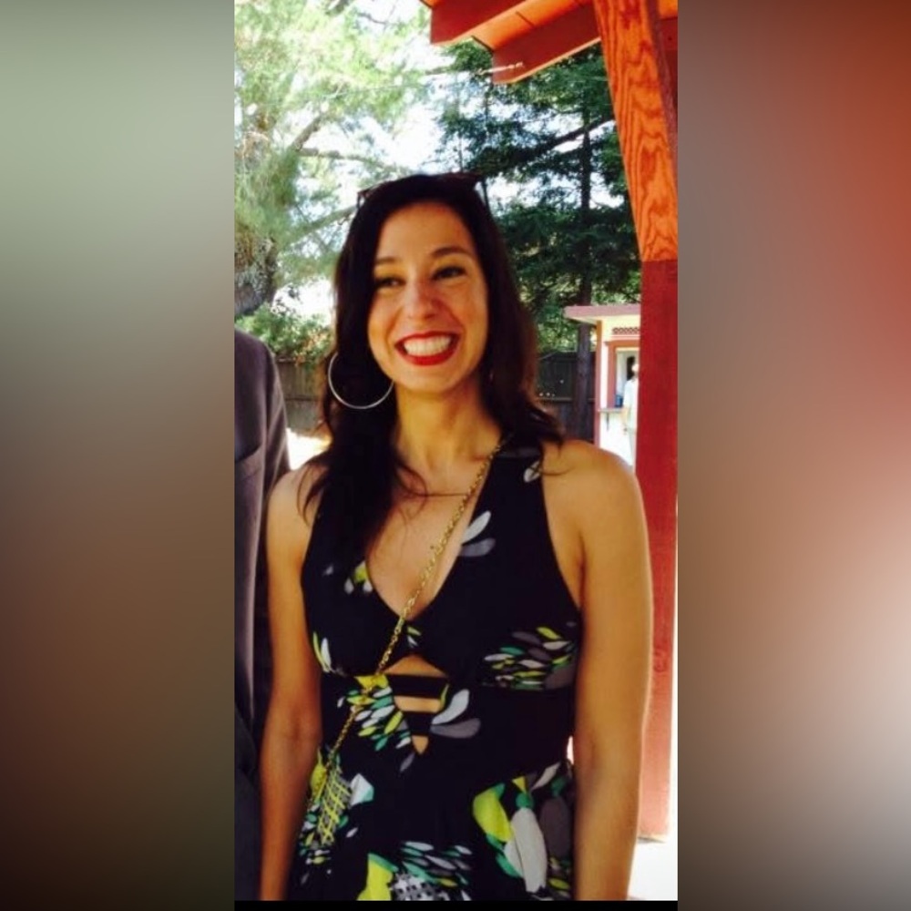 French Connection black floral dress!